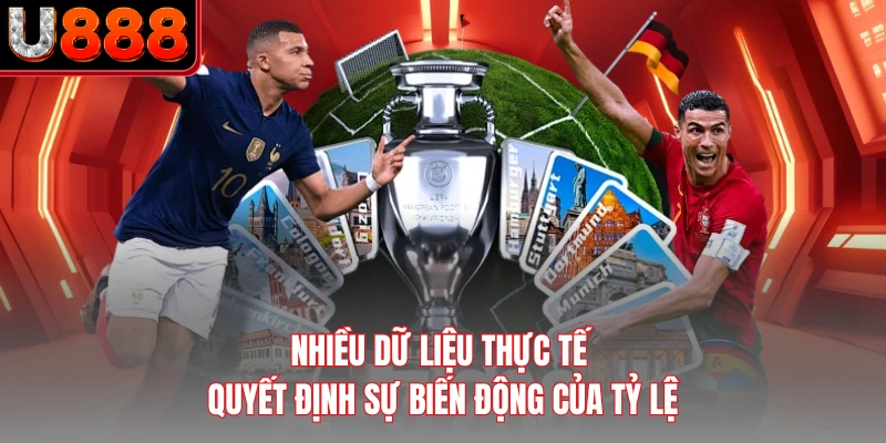 Nhiều dữ liệu thực tế quyết định sự biến động của tỷ lệ